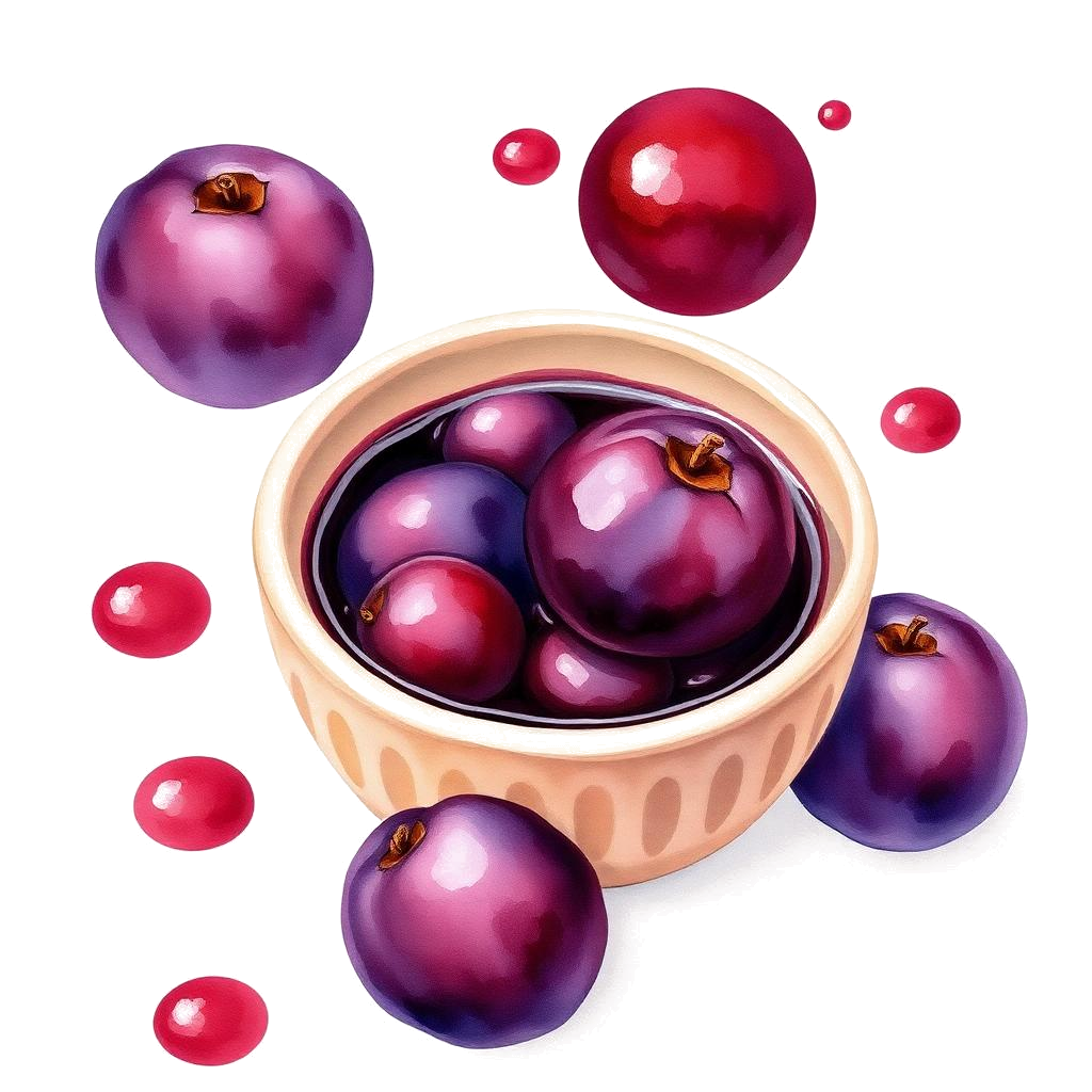 Prune confite